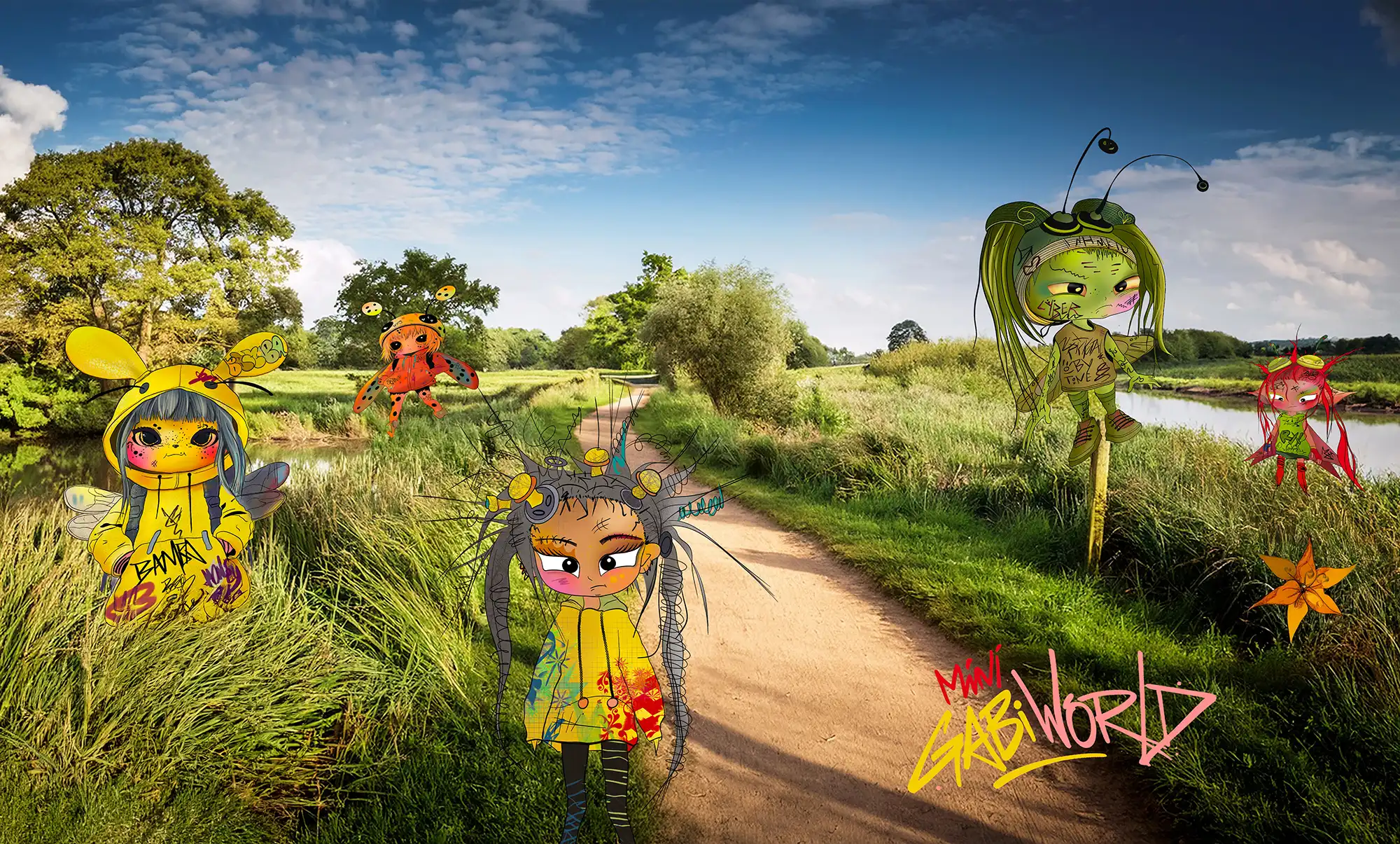 Insect Girls copyright Gabi Almeida